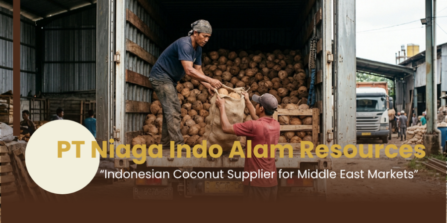 Indonesian coconut products prepared for Middle East export markets